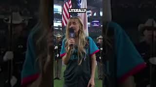 The New Worst National Anthem Performance Goes to Ingrid Andrees