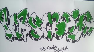 Wow,Menggambar Graffiti Persebaya