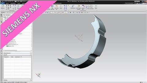 User Wish - Brake Pad - Siemens NX 10 Training - Shell - Pattern