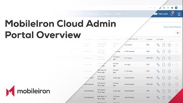 MobileIron Cloud Admin Portal Overview