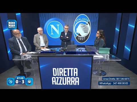 NAPOLI-ATALANTA 0-3 | LIVE REACTION CARLO ALVINO | KISS KISS NAPOLI