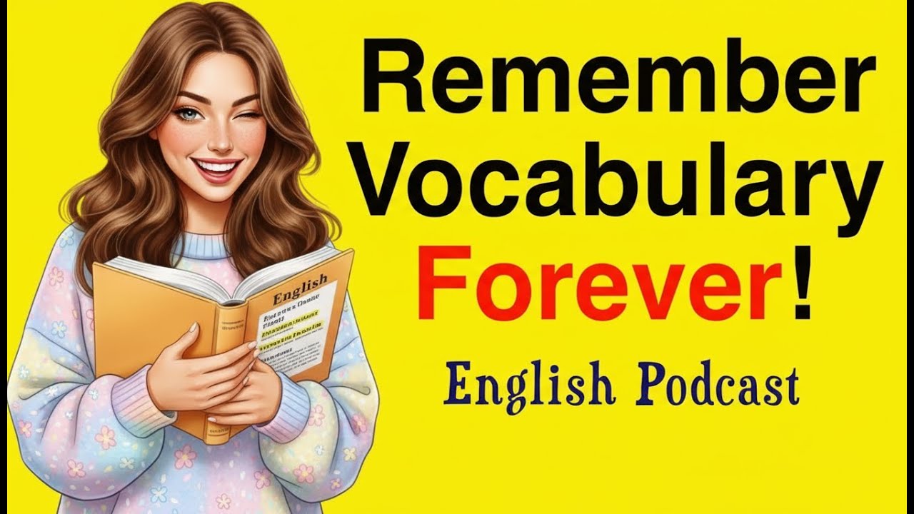 How to NEVER Forget English Words | Shadowing Practice with Slow, Clear English | English Podcast
