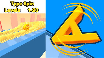 Type Spin Game Levels 1 - 20 Gameplay Walkthrough | (IOS - Android)