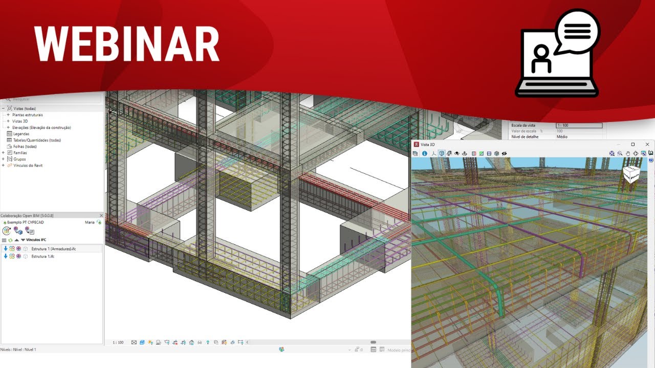 Estruturas e armaduras do CYPECAD para o Revit - Plugin Open BIM Revit