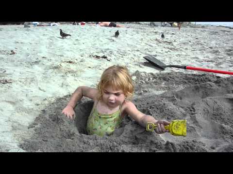 Audrey Stuck in the Sand