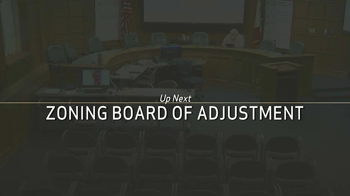 Zoning Board of Adjustment - January 12, 2022