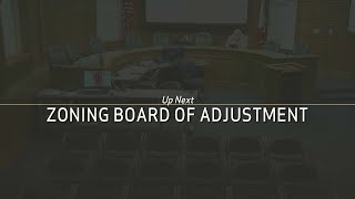 Zoning Board of Adjustment - January 12, 2022