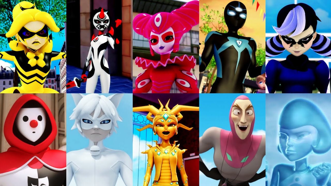 Best MLB Akuamatize Super Villains | Miraculous Ladybug | Akuamatize Villains | Part - 01