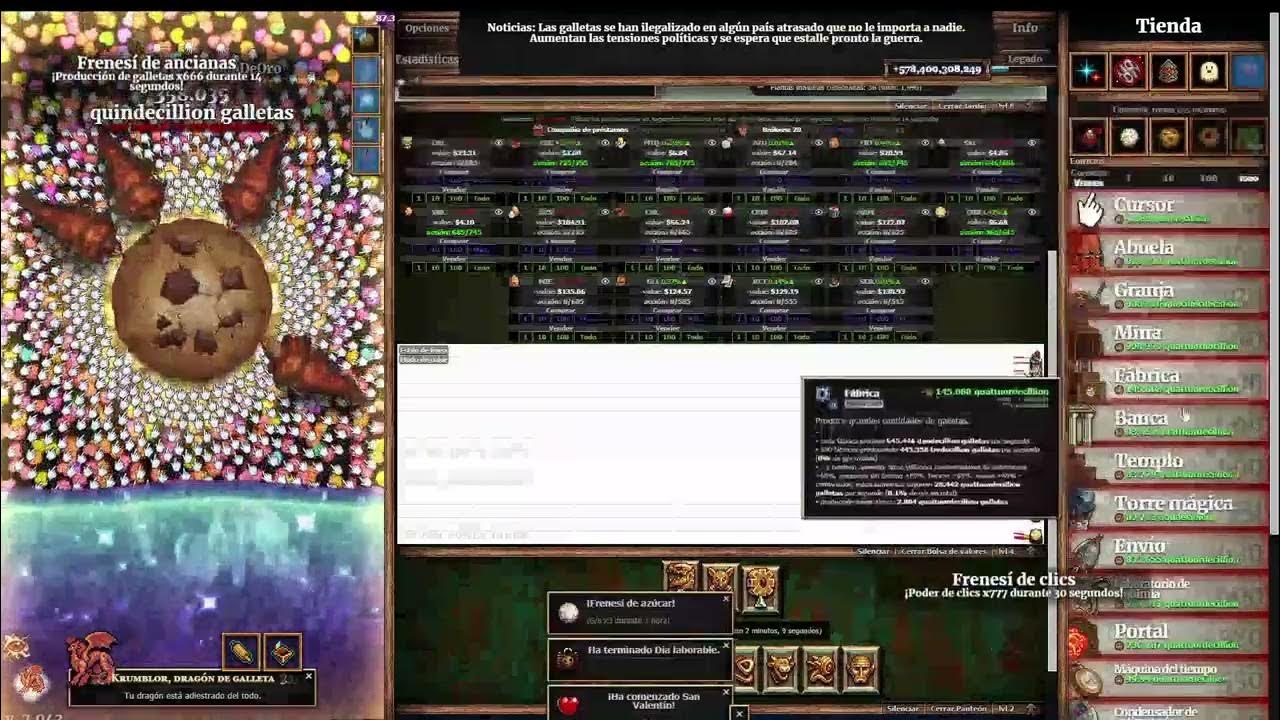Cookie Clicker Combo x777 x666 x7 x3 x1.5 and +5000 of Godzamok ´ s