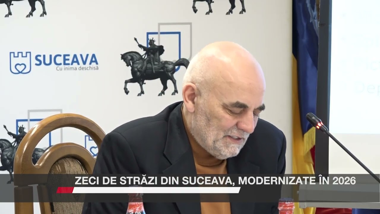 Zeci de străzi din Suceava, modernizate în 2026