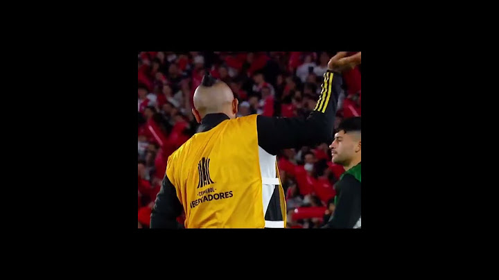 Los gestos de Arturo Vidal hacia la hinchada de River Plate en el Monumental en la entrada en calor