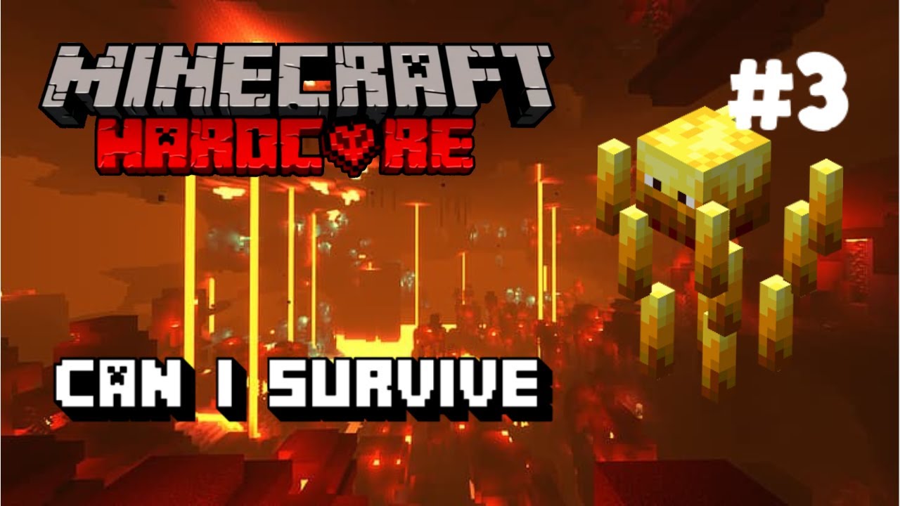 I Went EXPLORING In The NETHER In Minecraft Hardcore! - YouTube