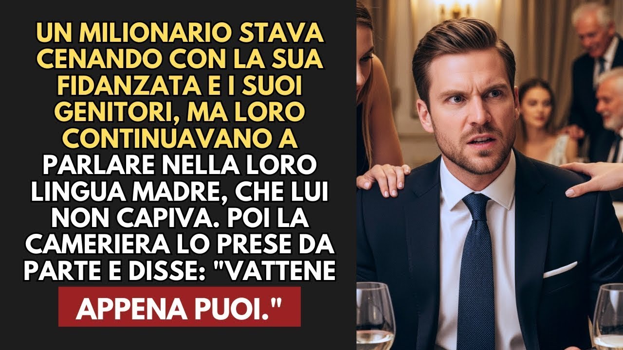 Un Milionario Stava Cenando Con La Sua Fidanzata E I Suoi Genitori, Ma ...