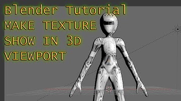 Show Textured Material In 3D Viewport - Blender Tutorial