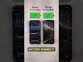 iPhone 17 Pro Max vs iPhone 16 Pro Max Battery Drain Test #shorts
