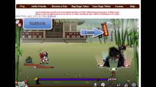 Ninja Saga Kinjutsu :Five Elements Consuming Seal Effect