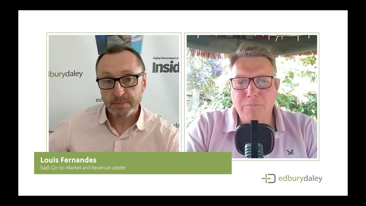 Andrew Daley, co-founder and Director, EdburyDaley, interviews Louis Fernandes, founder, Magnitude 10 Associates, on The Digital Procurement & Supply Chain Insider