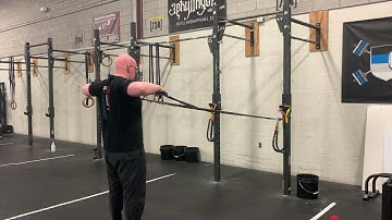 Banded row to 90:90 external rotation