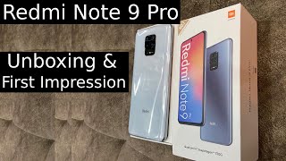 Redmi Note 9 Pro Unboxing & First Impressions  | A Little Disappointing