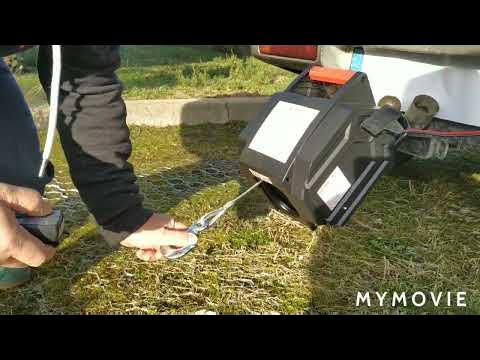 Treuil electrique à telecommande 12V 5 tonnes pour remorque à plateau -  bateau