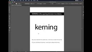 How to adjust kerning in Adobe Illustrator, Photoshop, and other Adobe programs.