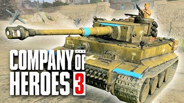 Company of Heroes 3 | Capture All Territory around the enemy base [ 4K 60FPS ]