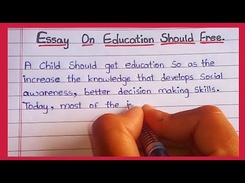 education should be free argument essay