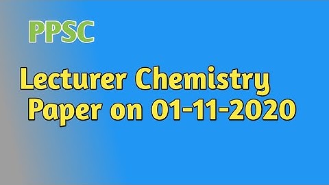 PPSC Lecturer Commerce Solved Paper 01-11-2020 || PPSC Lecturer Papers