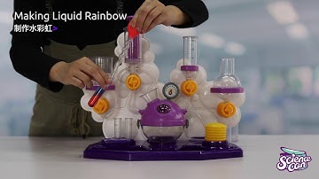 120470 | Making Liquid Rainbow - Bubble Science Experiment Super Lab by Science can