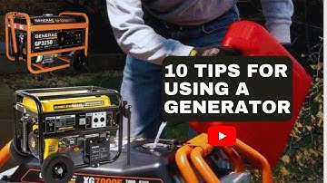 10 ways to increase portable generator life/span...#electricgenerator Sumec,Honda,Tiger