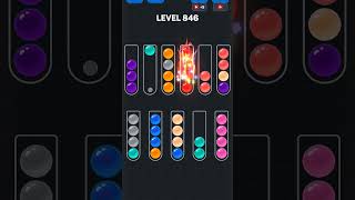 Ball Sort Puzzle nível 846 #games #puzzle #level #gaming #pop #colors #gameplay #automobile #gammer