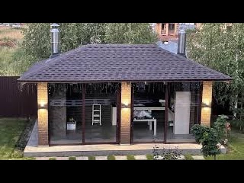 Наша беседка. Процесс строительства. Outside
