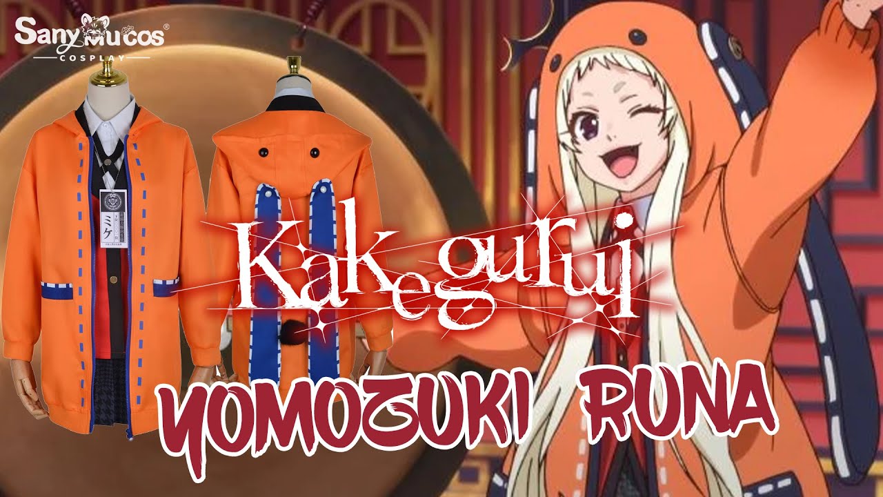 【SanyMuCos】Kakegurui Runa Yomozuki Cosplay Costume Plus Size Detail Show