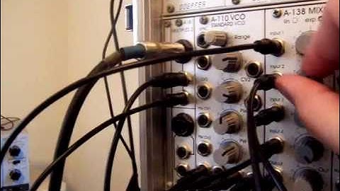 simple analog modular patch  - How to - part 1