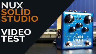 NUX Solid Studio IR & Power Amp Simulator | Video Test