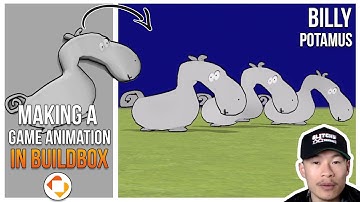 Making a Game Animation in Buildbox 3 Tutorial w/ Character 2.2: Billy Potamus - 3D - Devlog 015