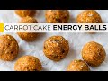 Energy balls recipe  carrot cake protein bites