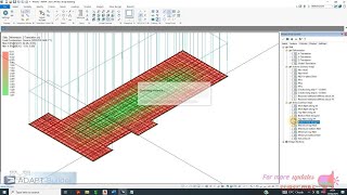 Post Tensioned Slab on grade modelling analysis and design in Adapt builder