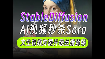 【Stable diffusion】脚踩SORA?！AI生成视频再出王炸！SD文生视频横空出世！极度爆炸的视频生成！真的太实用了！