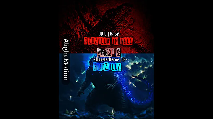 Godzilla In Hell vs MonsterVerse Godzilla||| #edit #1v1 #godzilla #debate #monsterverse #shorts