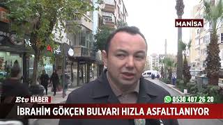 İbrahim Gökçen Bulvarı Hızla Asfaltlanıyor