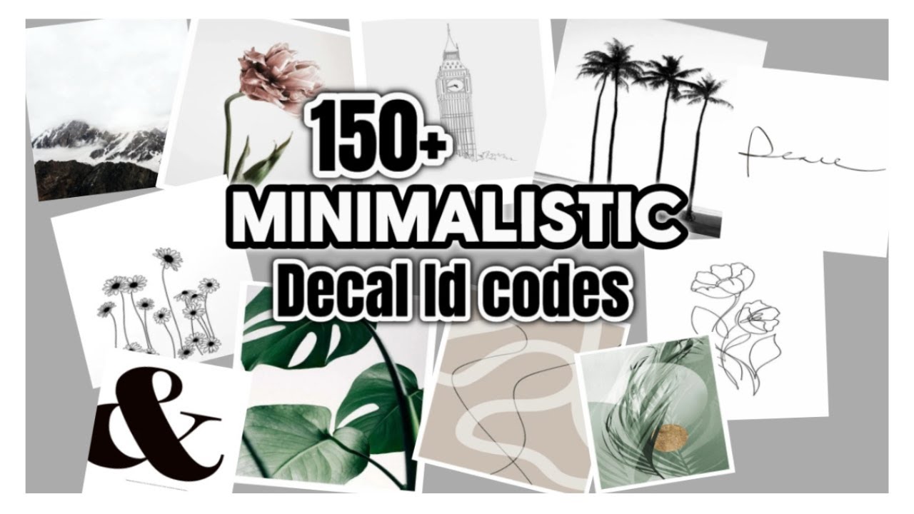 Id Picture Pattern 🌟 MINIMALISTIC Decal/Picture id codes ♡ ||Roblox|| Faiyes codes - YouTube