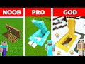 Minecraft NOOB vs PRO vs GOD : SECRET BASE CHALLENGE in minecraft / Animation