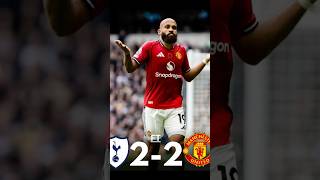 Tottenham Vs Man United 2-2 Goals Highlights
