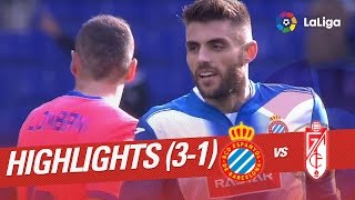 Highlights RCD Espanyol vs Granada CF (3-1)