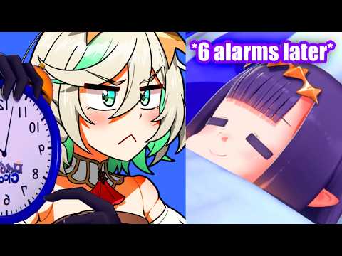Ina overslept during a sponsor stream, but still with perfect timing【HoloEN】