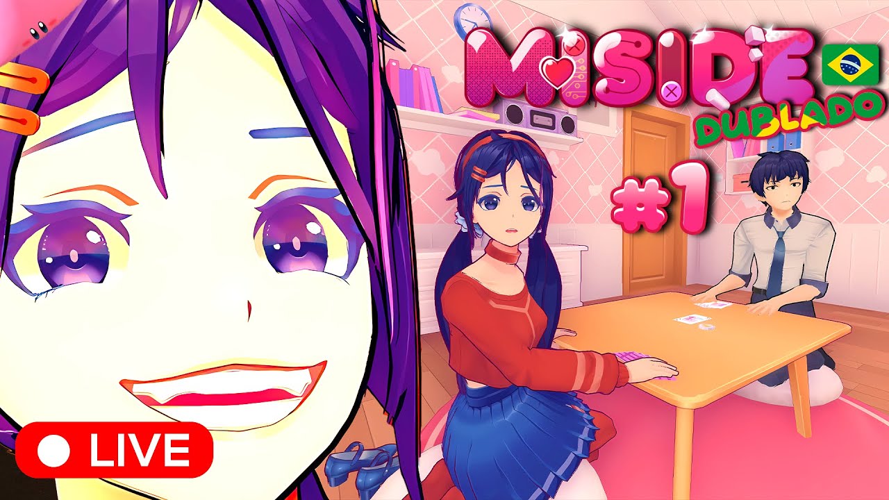 🔴 Eu AMO Minha namorada 🔪🏃🏻‍♀️ Parte 1 de MiSide DUBLADO - Live de MiSide