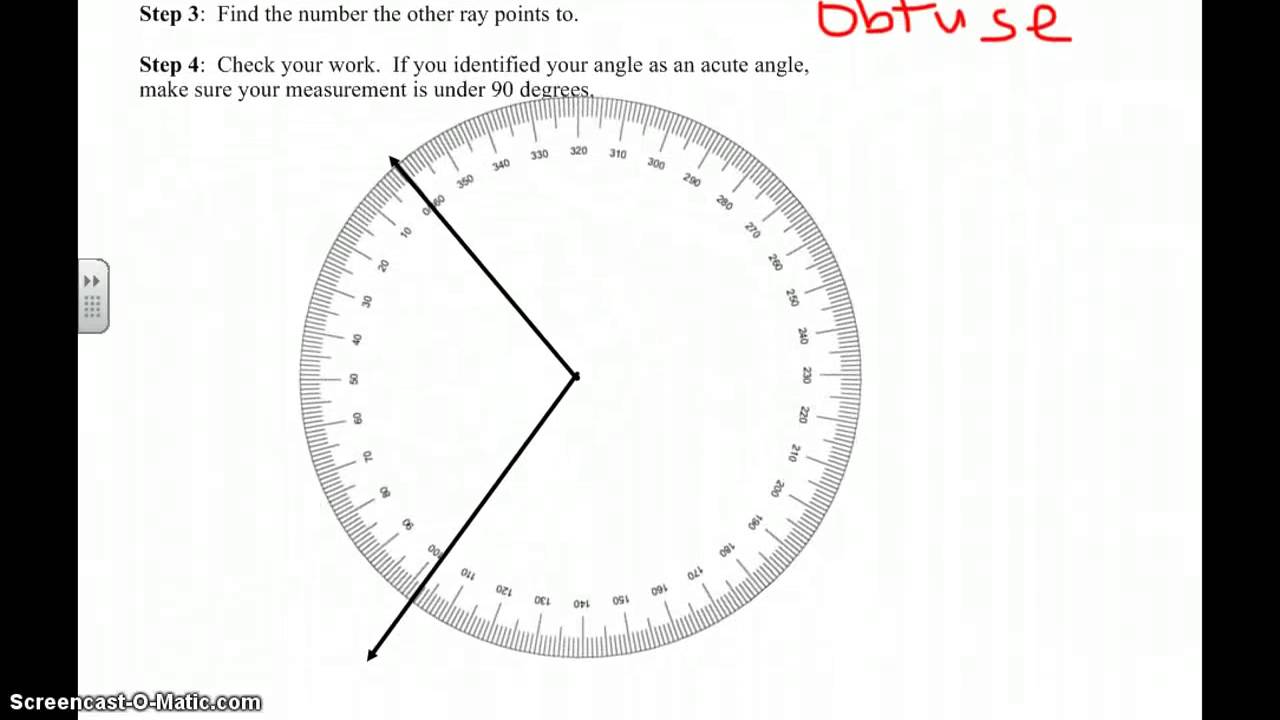 full circle protractor youtube