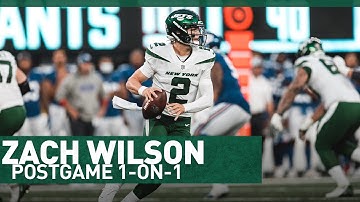 "It Was Awesome" | 1-On-1 With QB Zach Wilson | The New York Jets | NFL