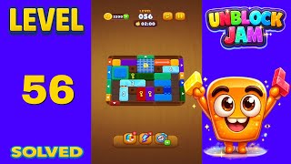 Unblock Jam Level 56 Walkthrough Solution